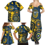 Cowboys NAIDOC Week 2026 Personalised Family Matching Summer Maxi Dress and Hawaiian Shirt 50 Years of Deadly Aboriginal Art