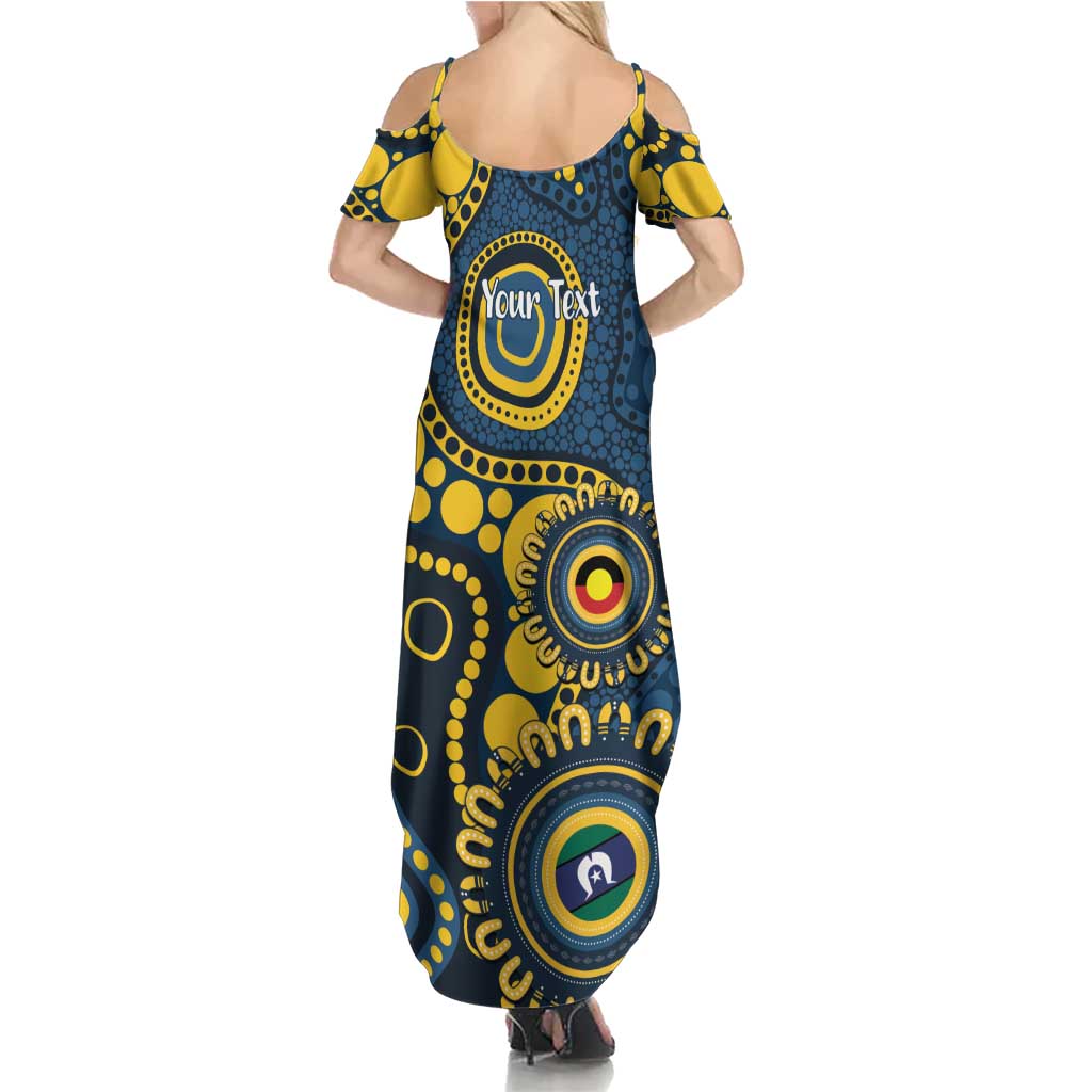 Cowboys NAIDOC Week 2026 Personalised Family Matching Summer Maxi Dress and Hawaiian Shirt 50 Years of Deadly Aboriginal Art