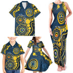 Cowboys NAIDOC Week 2026 Personalised Family Matching Tank Maxi Dress and Hawaiian Shirt 50 Years of Deadly Aboriginal Art