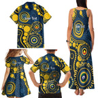 Cowboys NAIDOC Week 2026 Personalised Family Matching Tank Maxi Dress and Hawaiian Shirt 50 Years of Deadly Aboriginal Art