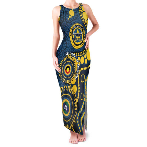 Cowboys NAIDOC Week 2026 Personalised Family Matching Tank Maxi Dress and Hawaiian Shirt 50 Years of Deadly Aboriginal Art