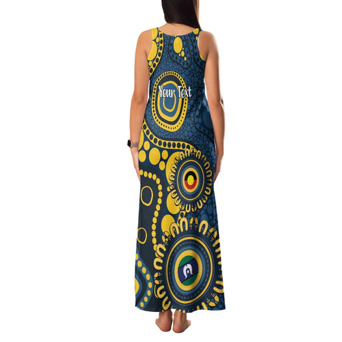 Cowboys NAIDOC Week 2026 Personalised Family Matching Tank Maxi Dress and Hawaiian Shirt 50 Years of Deadly Aboriginal Art