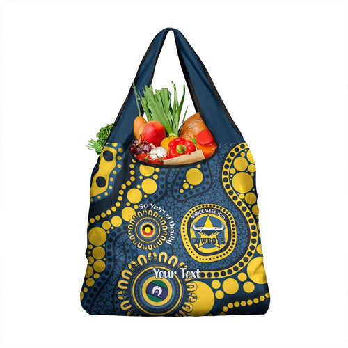 Cowboys NAIDOC Week 2026 Personalised Grocery Bag 50 Years of Deadly Aboriginal Art
