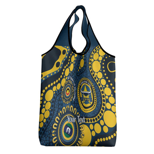 Cowboys NAIDOC Week 2026 Personalised Grocery Bag 50 Years of Deadly Aboriginal Art