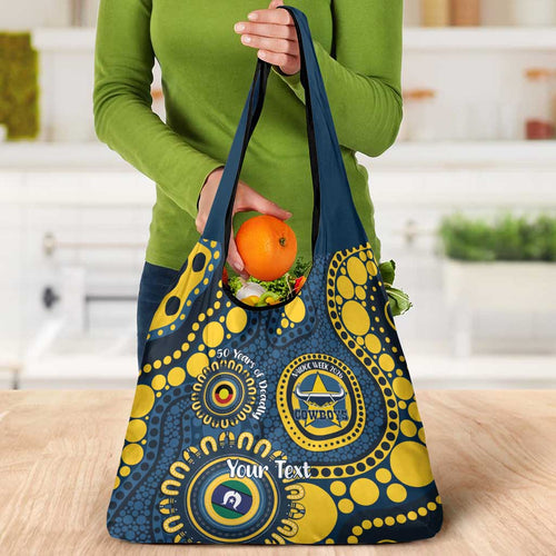 Cowboys NAIDOC Week 2026 Personalised Grocery Bag 50 Years of Deadly Aboriginal Art