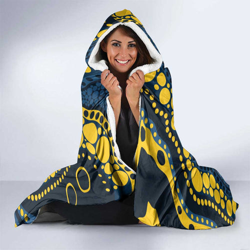 Cowboys NAIDOC Week 2026 Personalised Hooded Blanket 50 Years of Deadly Aboriginal Art