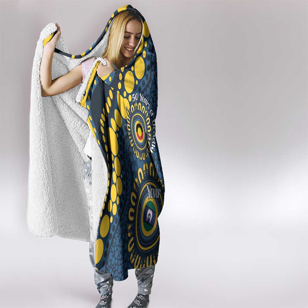 Cowboys NAIDOC Week 2026 Personalised Hooded Blanket 50 Years of Deadly Aboriginal Art