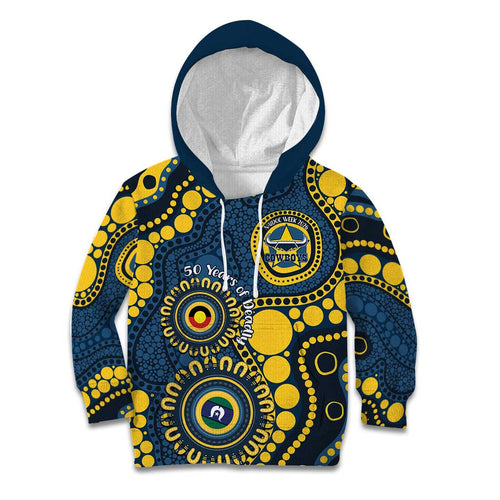 Cowboys NAIDOC Week 2026 Personalised Kid Hoodie 50 Years of Deadly Aboriginal Art