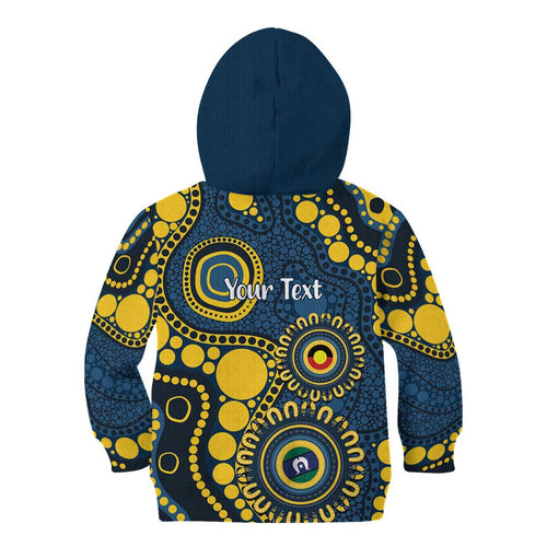 Cowboys NAIDOC Week 2026 Personalised Kid Hoodie 50 Years of Deadly Aboriginal Art