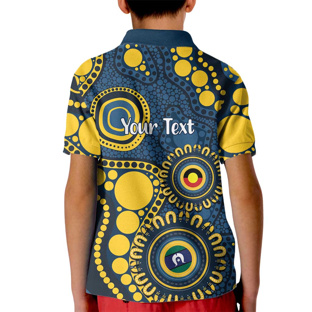 Cowboys NAIDOC Week 2026 Personalised Kid Polo Shirt 50 Years of Deadly Aboriginal Art