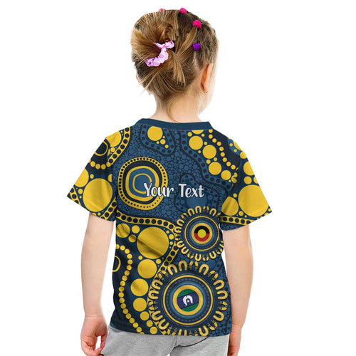 Cowboys NAIDOC Week 2026 Personalised Kid T Shirt 50 Years of Deadly Aboriginal Art