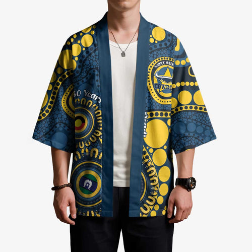 Cowboys NAIDOC Week 2026 Personalised Kimono 50 Years of Deadly Aboriginal Art