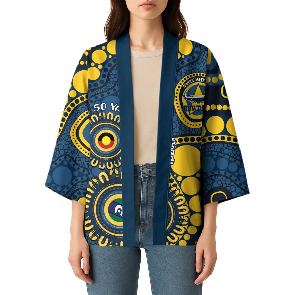 Cowboys NAIDOC Week 2026 Personalised Kimono 50 Years of Deadly Aboriginal Art