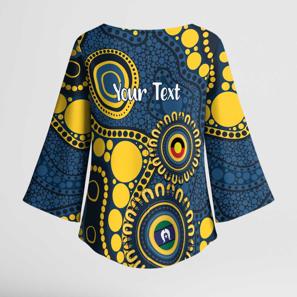 Cowboys NAIDOC Week 2026 Personalised Kimono Sleeve Blouse 50 Years of Deadly Aboriginal Art