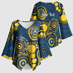 Cowboys NAIDOC Week 2026 Personalised Kimono Sleeve Blouse 50 Years of Deadly Aboriginal Art