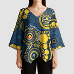Cowboys NAIDOC Week 2026 Personalised Kimono Sleeve Blouse 50 Years of Deadly Aboriginal Art