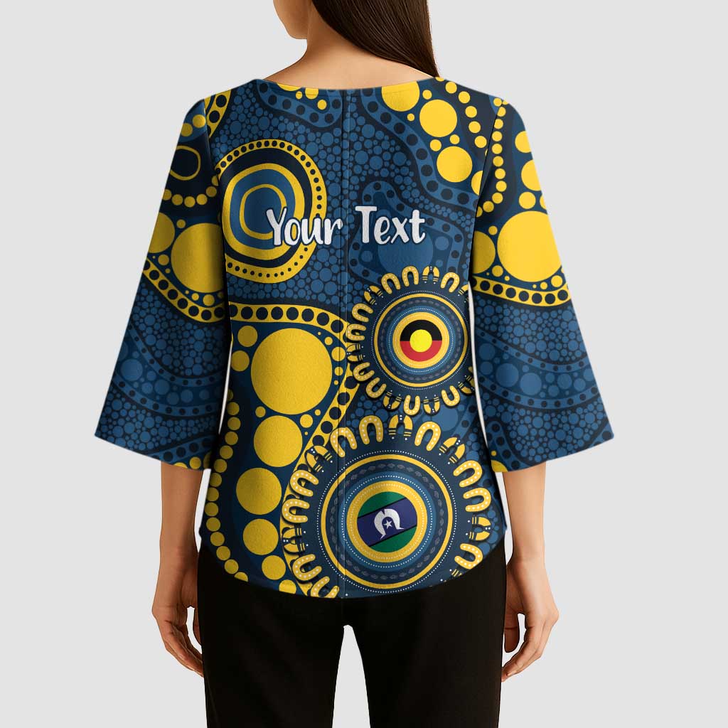 Cowboys NAIDOC Week 2026 Personalised Kimono Sleeve Blouse 50 Years of Deadly Aboriginal Art