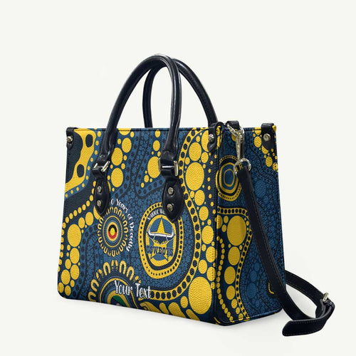 Cowboys NAIDOC Week 2026 Personalised Leather Bag 50 Years of Deadly Aboriginal Art