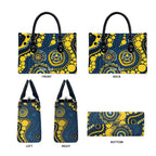 Cowboys NAIDOC Week 2026 Personalised Leather Bag 50 Years of Deadly Aboriginal Art