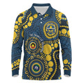 Cowboys NAIDOC Week 2026 Personalised Long Sleeve Polo Shirt 50 Years of Deadly Aboriginal Art