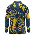 Cowboys NAIDOC Week 2026 Personalised Long Sleeve Polo Shirt 50 Years of Deadly Aboriginal Art