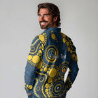 Cowboys NAIDOC Week 2026 Personalised Long Sleeve Polo Shirt 50 Years of Deadly Aboriginal Art