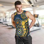 Cowboys NAIDOC Week 2026 Personalised Men Tank Top 50 Years of Deadly Aboriginal Art
