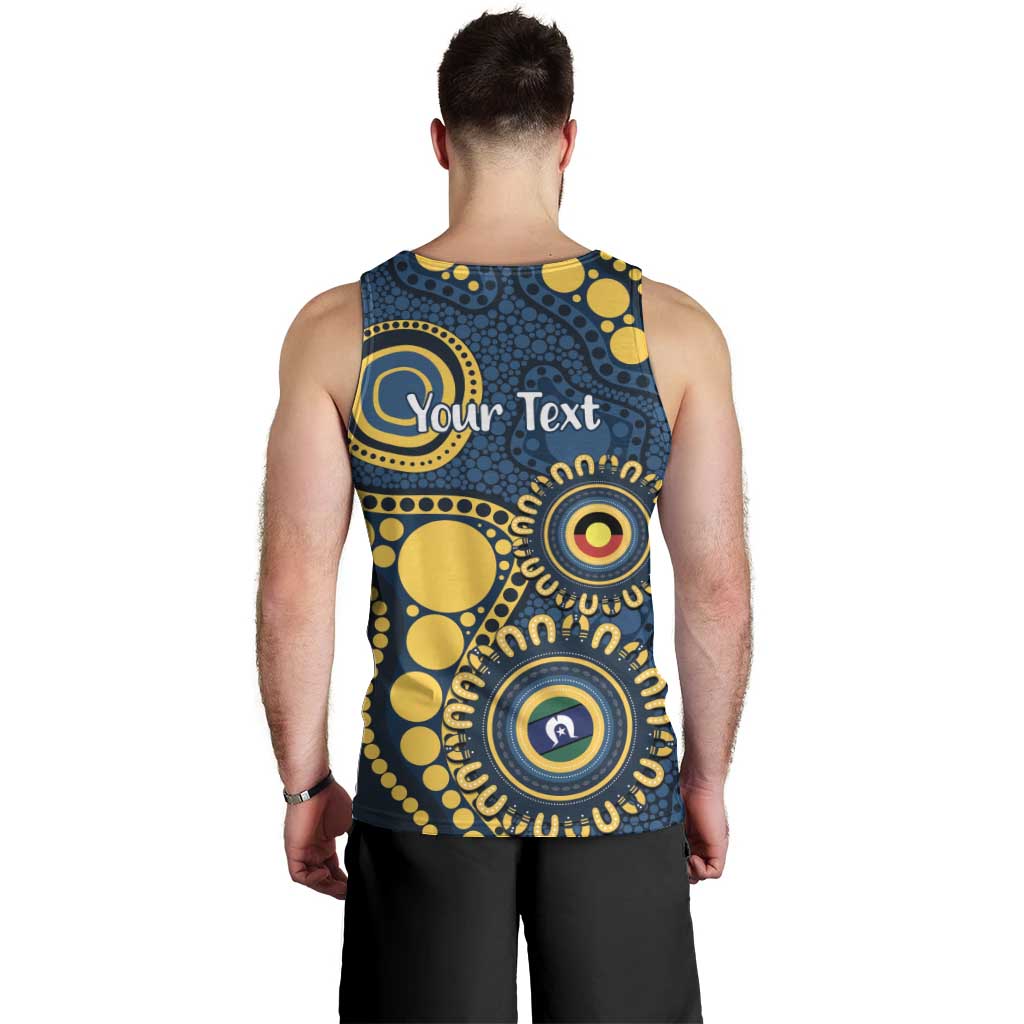 Cowboys NAIDOC Week 2026 Personalised Men Tank Top 50 Years of Deadly Aboriginal Art