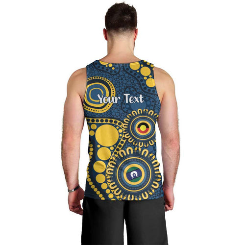 Cowboys NAIDOC Week 2026 Personalised Men Tank Top 50 Years of Deadly Aboriginal Art