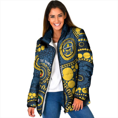 Cowboys NAIDOC Week 2026 Personalised Padded Jacket 50 Years of Deadly Aboriginal Art
