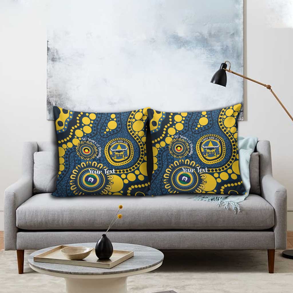 Cowboys NAIDOC Week 2026 Personalised Pillow Cover 50 Years of Deadly Aboriginal Art