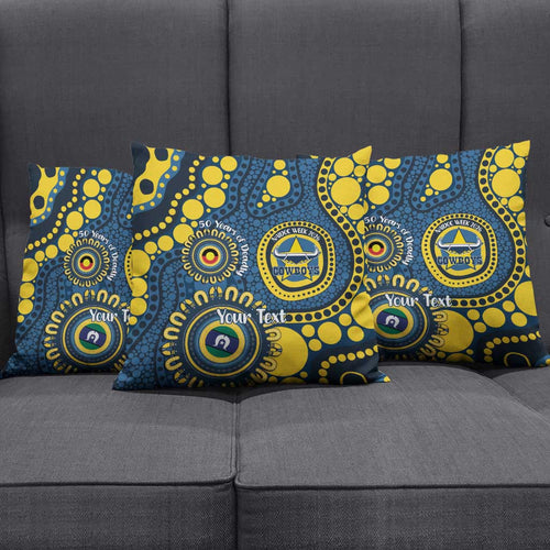 Cowboys NAIDOC Week 2026 Personalised Pillow Cover 50 Years of Deadly Aboriginal Art