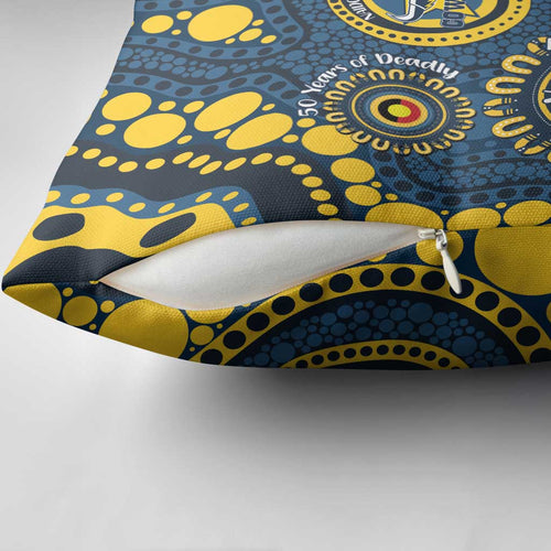 Cowboys NAIDOC Week 2026 Personalised Pillow Cover 50 Years of Deadly Aboriginal Art