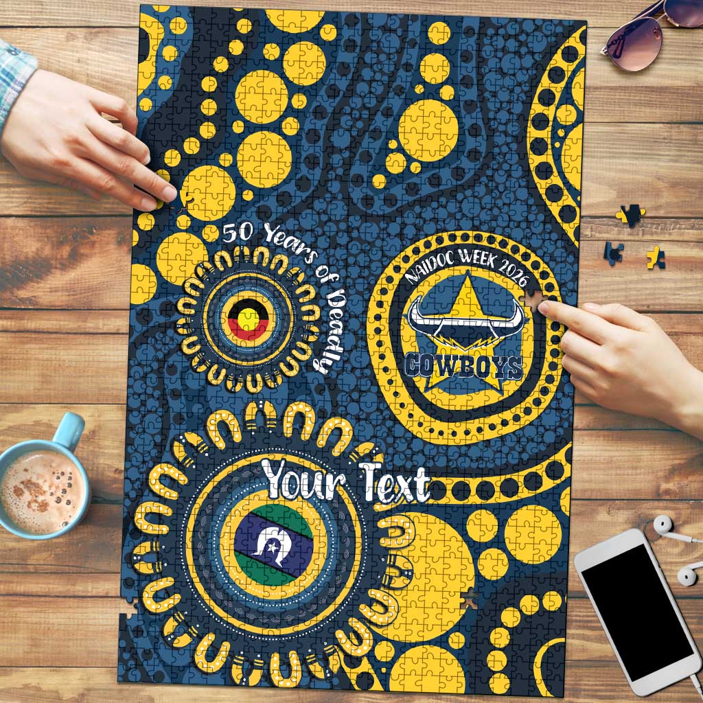 Cowboys NAIDOC Week 2026 Personalised Puzzle 50 Years of Deadly Aboriginal Art