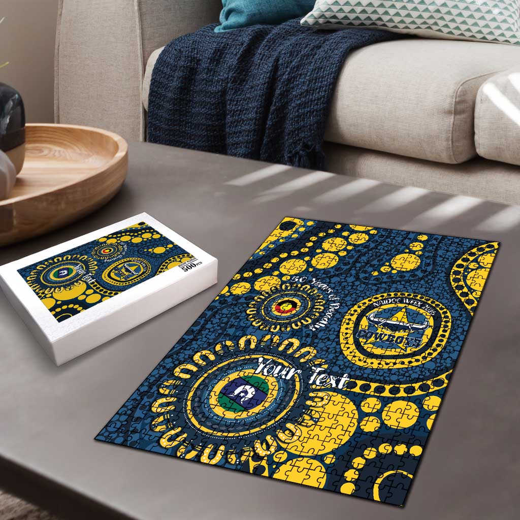 Cowboys NAIDOC Week 2026 Personalised Puzzle 50 Years of Deadly Aboriginal Art