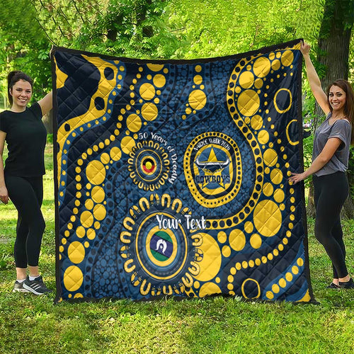 Cowboys NAIDOC Week 2026 Personalised Quilt 50 Years of Deadly Aboriginal Art