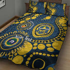 Cowboys NAIDOC Week 2026 Personalised Quilt Bed Set 50 Years of Deadly Aboriginal Art