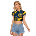 Cowboys NAIDOC Week 2026 Personalised Raglan Cropped T Shirt 50 Years of Deadly Aboriginal Art