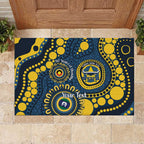 Cowboys NAIDOC Week 2026 Personalised Rubber Doormat 50 Years of Deadly Aboriginal Art