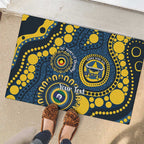 Cowboys NAIDOC Week 2026 Personalised Rubber Doormat 50 Years of Deadly Aboriginal Art