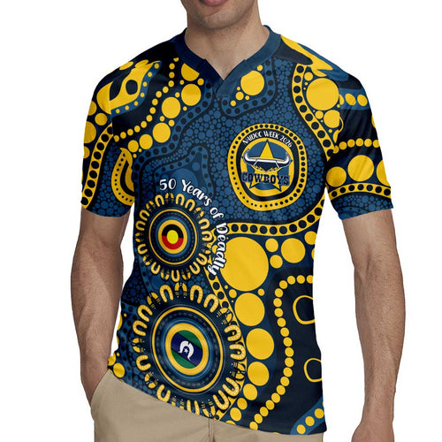 Cowboys NAIDOC Week 2026 Personalised Rugby Jersey 50 Years of Deadly Aboriginal Art