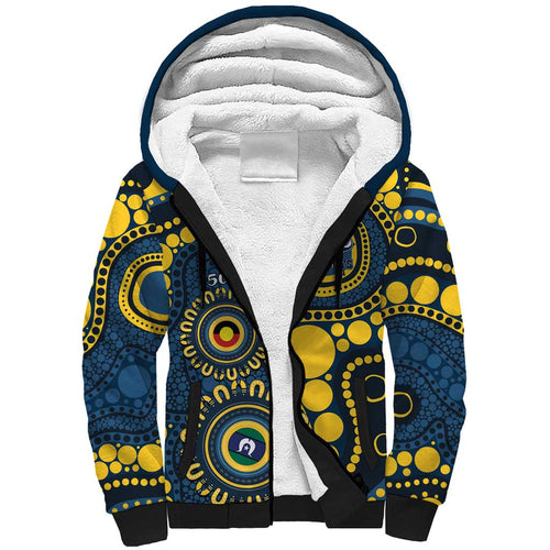 Cowboys NAIDOC Week 2026 Personalised Sherpa Hoodie 50 Years of Deadly Aboriginal Art