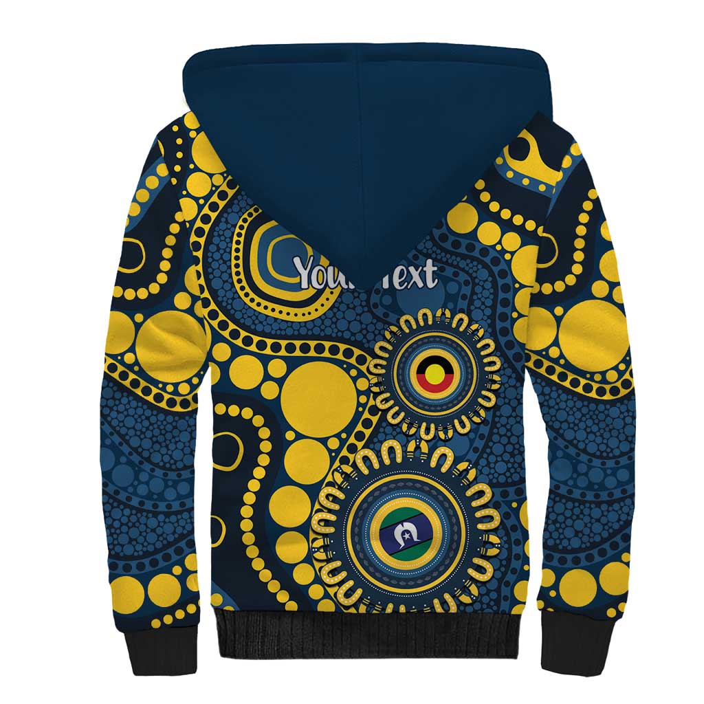 Cowboys NAIDOC Week 2026 Personalised Sherpa Hoodie 50 Years of Deadly Aboriginal Art