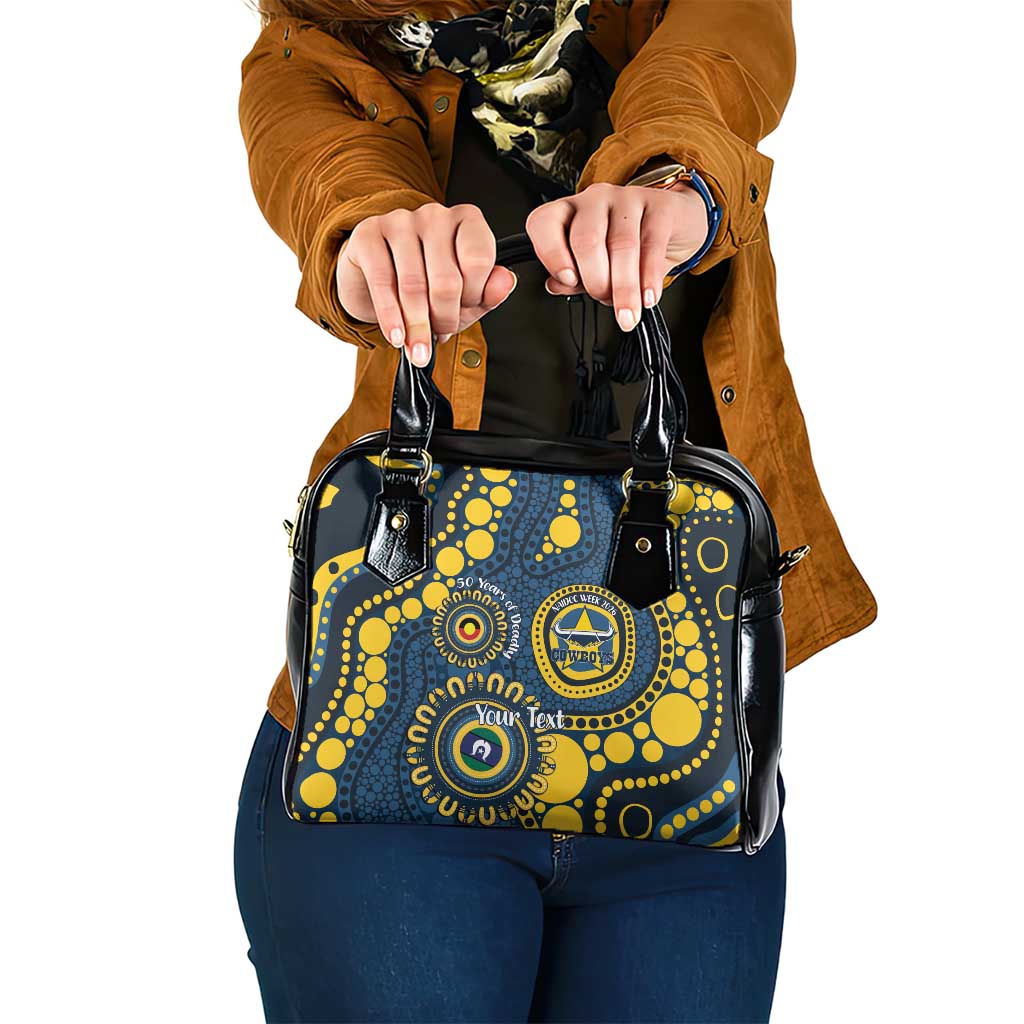 Cowboys NAIDOC Week 2026 Personalised Shoulder Handbag 50 Years of Deadly Aboriginal Art