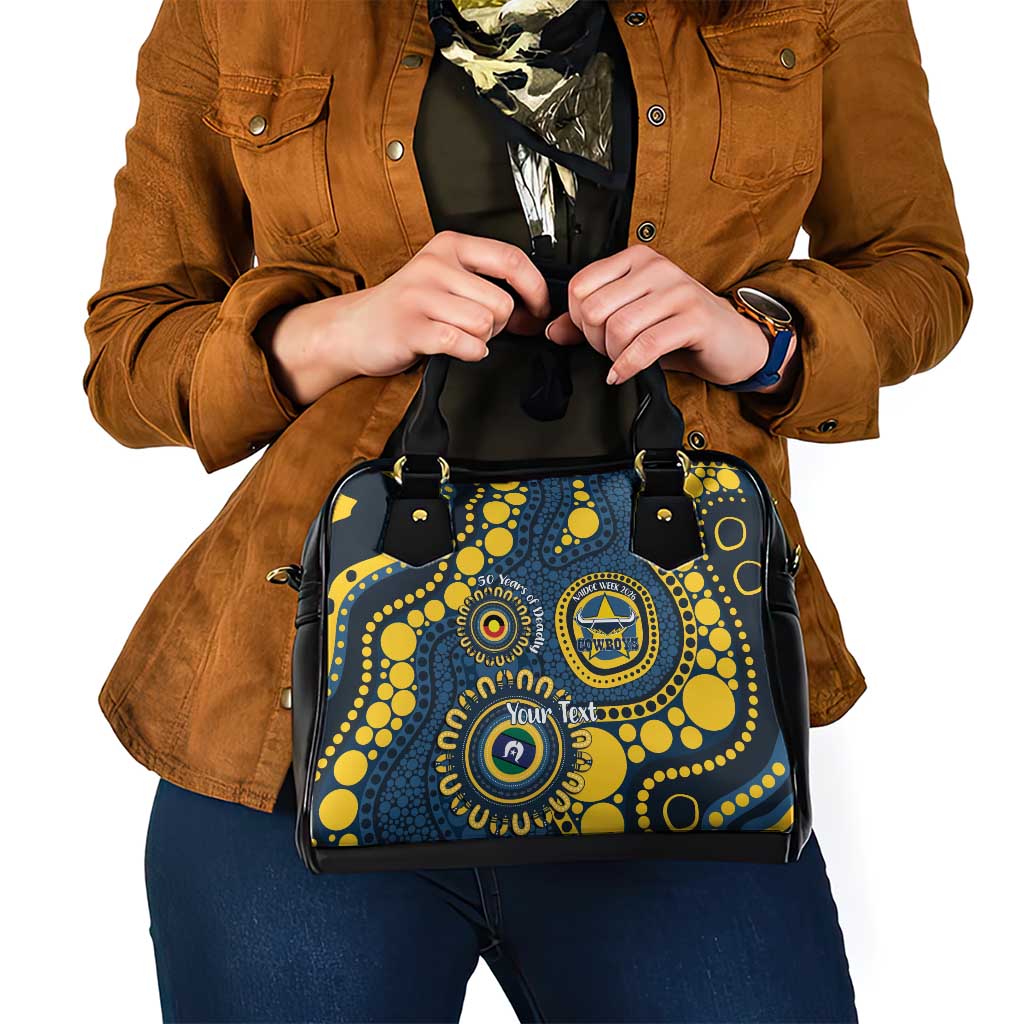 Cowboys NAIDOC Week 2026 Personalised Shoulder Handbag 50 Years of Deadly Aboriginal Art
