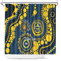 Cowboys NAIDOC Week 2026 Personalised Shower Curtain 50 Years of Deadly Aboriginal Art