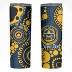 Cowboys NAIDOC Week 2026 Personalised Skinny Tumbler 50 Years of Deadly Aboriginal Art