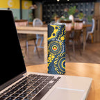Cowboys NAIDOC Week 2026 Personalised Skinny Tumbler 50 Years of Deadly Aboriginal Art