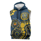 Cowboys NAIDOC Week 2026 Personalised Sleeveless Hoodie 50 Years of Deadly Aboriginal Art