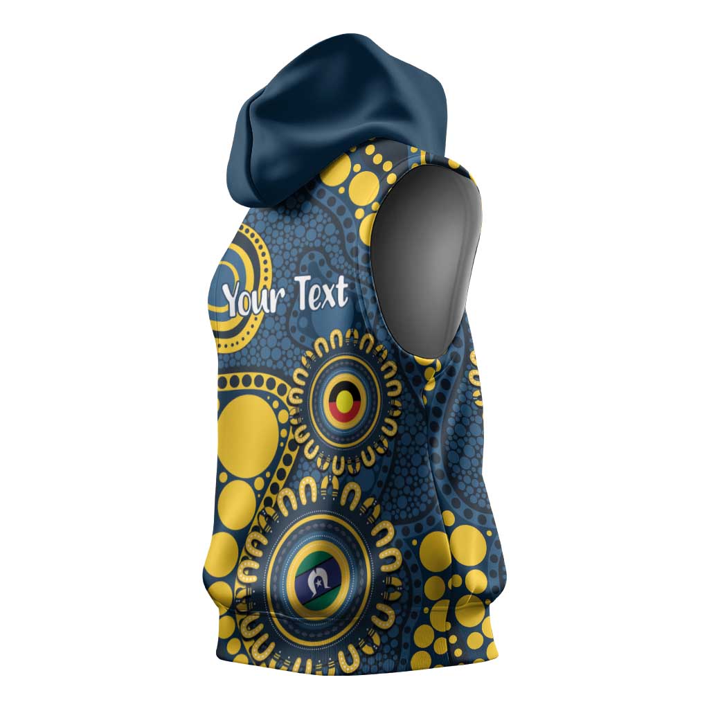 Cowboys NAIDOC Week 2026 Personalised Sleeveless Hoodie 50 Years of Deadly Aboriginal Art